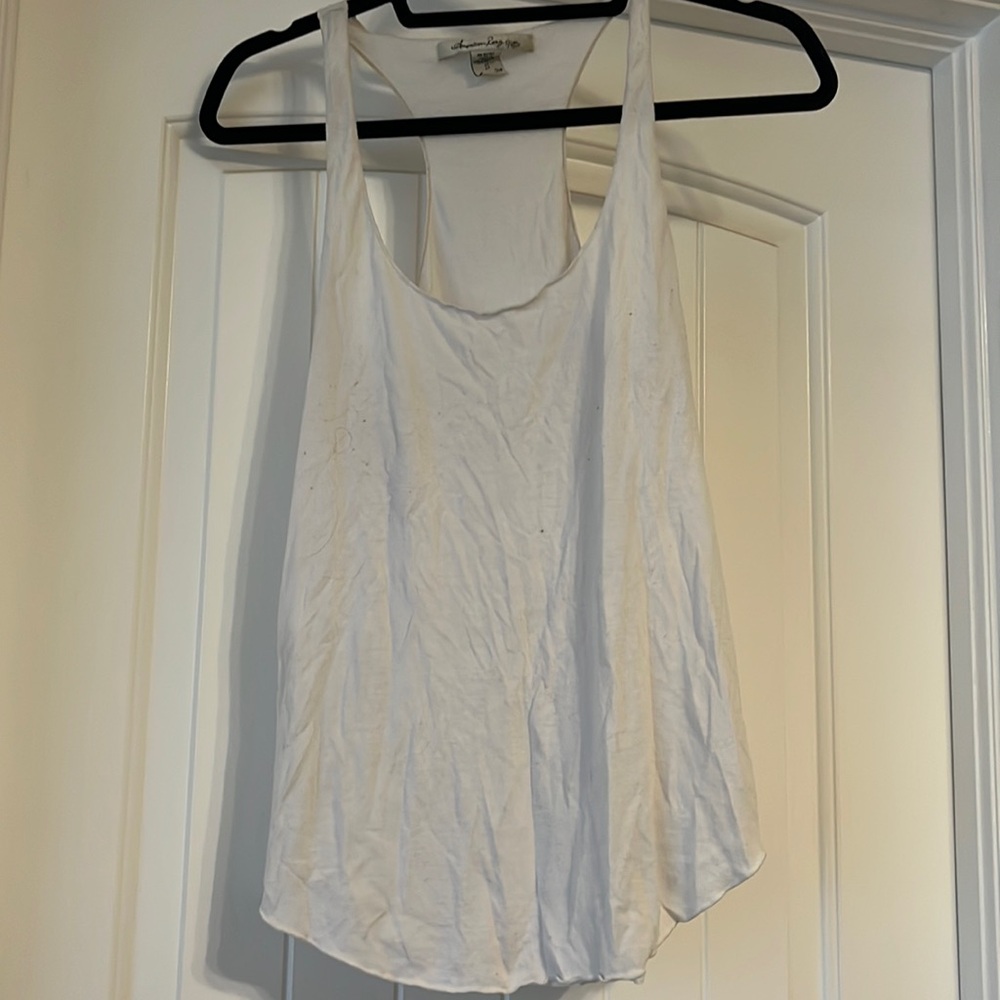 White baby doll cami